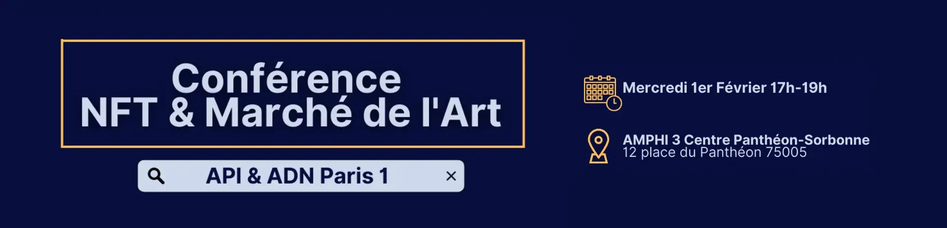 conférence NFT et marché de l'art