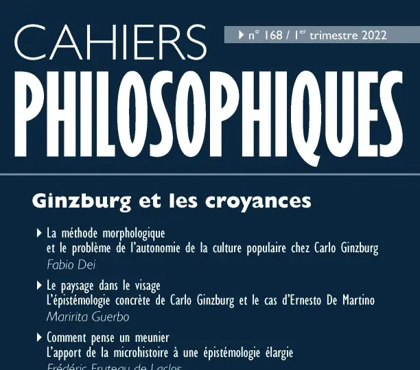 Cahiers philosophiques
