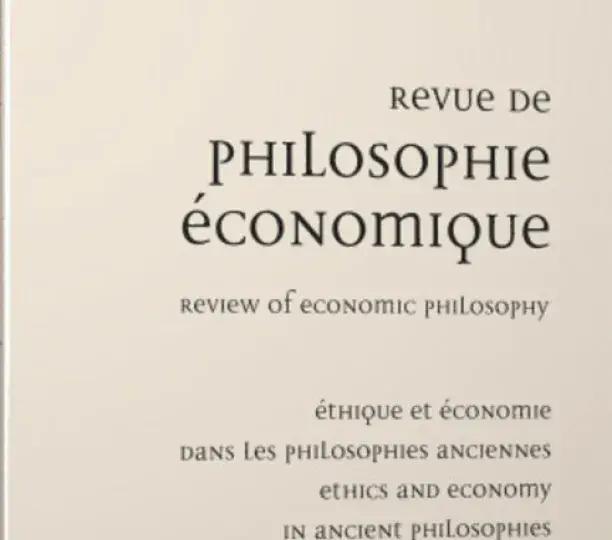 Éthique et économie dans les philosophies anciennes